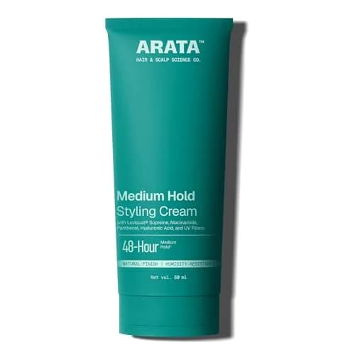 Arata Natural Styling & Hold Hair Cream 50ml (1.7 Fl Oz) | Soft-Hold Matte Look, Vegan & Cruelty-Free thumbnail 1