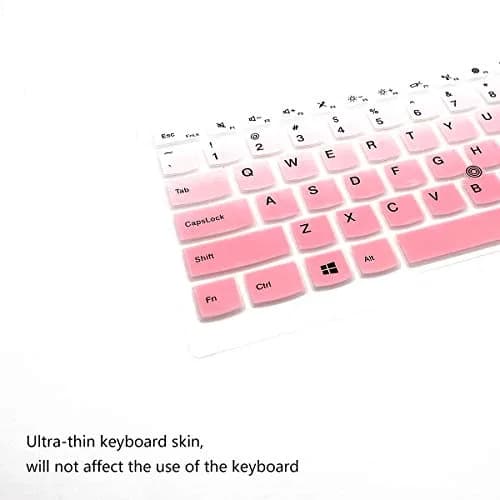 i-Tensodo OmbrePink+Clear 2-Pack Silicone Keyboard Cover for 14" Thinkpads | US Layout thumbnail 5