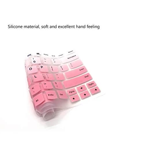 i-Tensodo OmbrePink+Clear 2-Pack Silicone Keyboard Cover for 14" Thinkpads | US Layout thumbnail 7