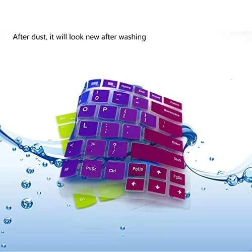 i-Tensodo 2 Pack Keyboard Cover for Lenovo Thinkpad X1 Carbon 14" 5th/6th/7th Gen, ThinkPad X1 Yoga Gen 3/4/5, T14 14" | US Layout Silicone Protector thumbnail 6