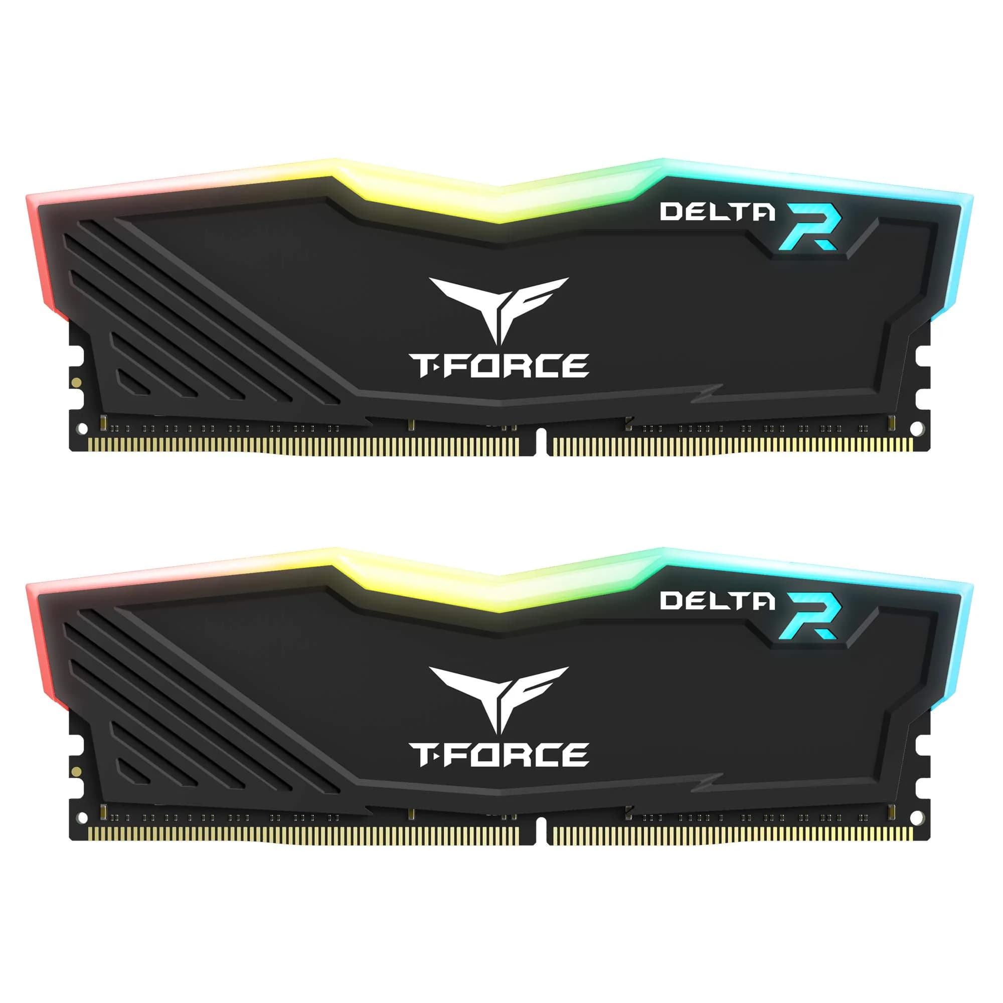TEAMGROUP T-Force Delta RGB DDR4 16GB (2x8GB) 3200MHz CL16 Desktop Memory Module RAM Black | 16GB (2x8GB) 3200MHz — 16GB 3600MHz CL18