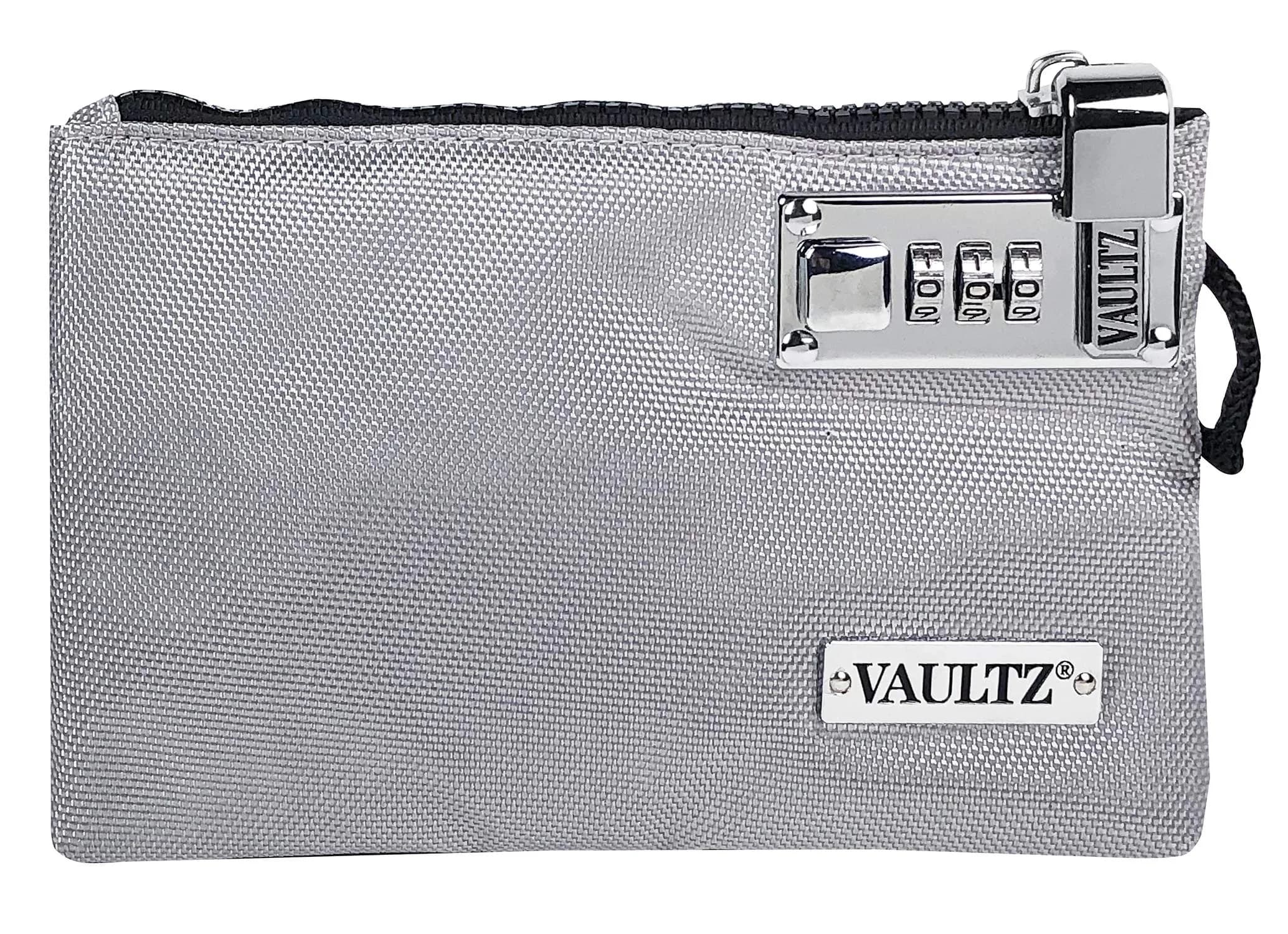 Vaultz Money Bag with Lock - 5 x 8 Inches | Secure Locking Accessories Pouch for Cash & Valuables - main product image