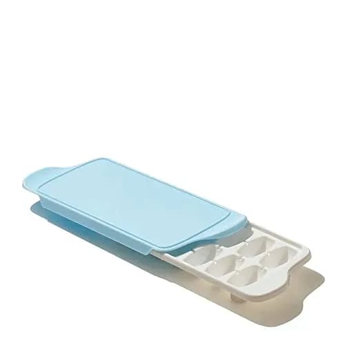 OXO Good Grips Ice Cube Tray with Lid, 1 Pack, White | Keeps Ice Fresh thumbnail 1