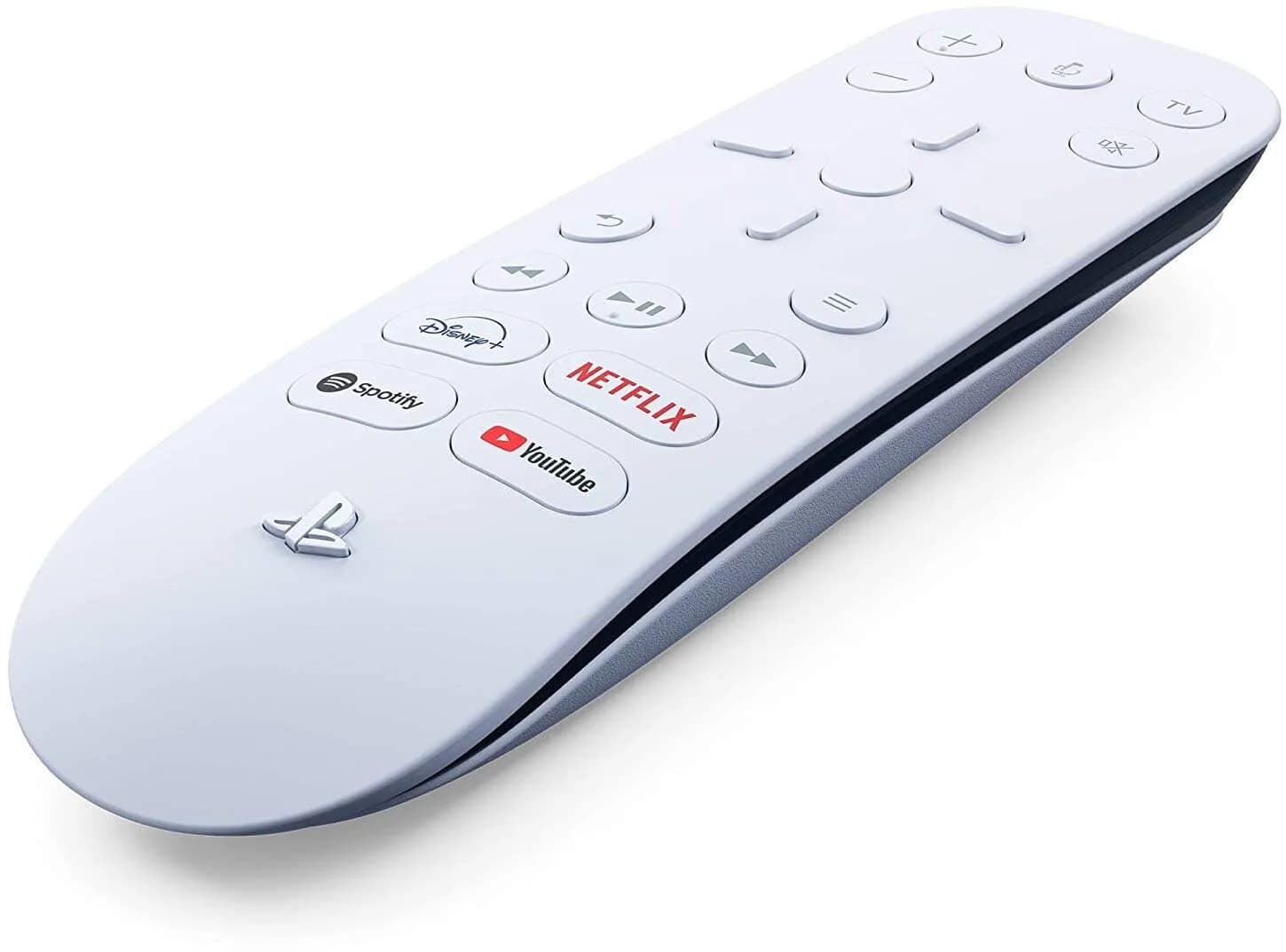 PlayStation Media Remote for PS5 Console & Compatible TVs | White — White