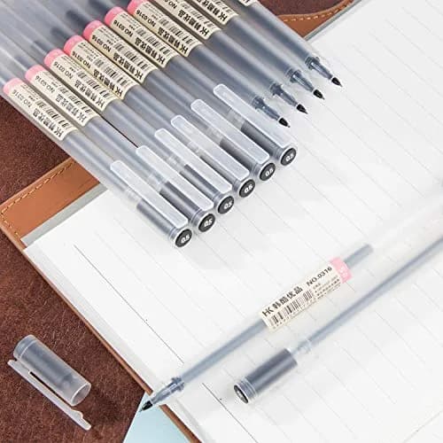 XSG Black Gel Pens 0.5mm Fine Point | Smooth Ink Flow for Office & School thumbnail 2