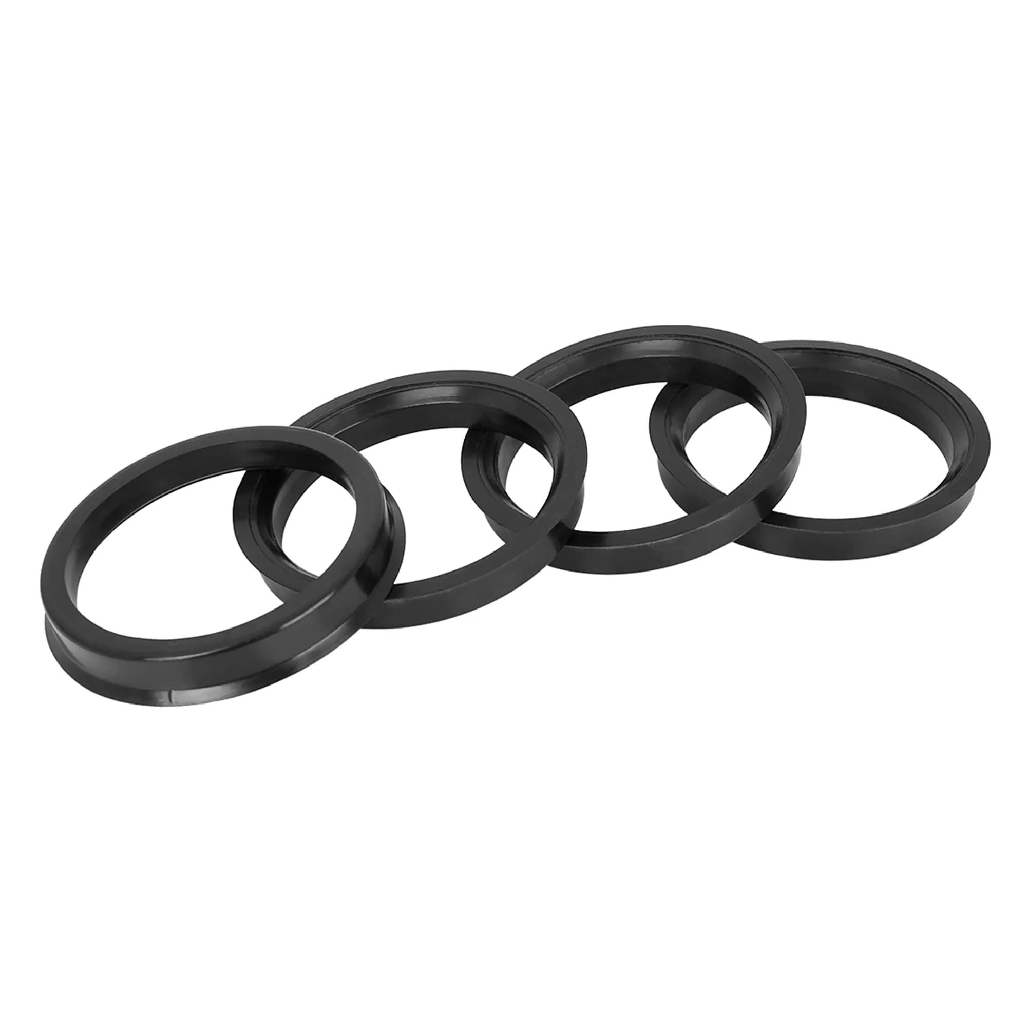 X AUTOHAUX Plastic Hub Centric Rings 67.1mm OD to 60.1mm ID | Eliminate Steering Wheel Vibrations — 56.1mm