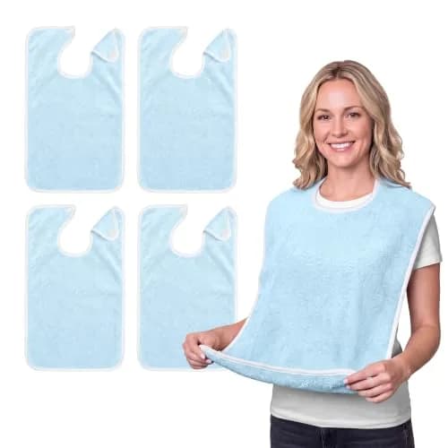 Avalon Towels Adult Bibs for Women & Men | 18" x 30" Full Coverage, Reusable & Washable thumbnail 1