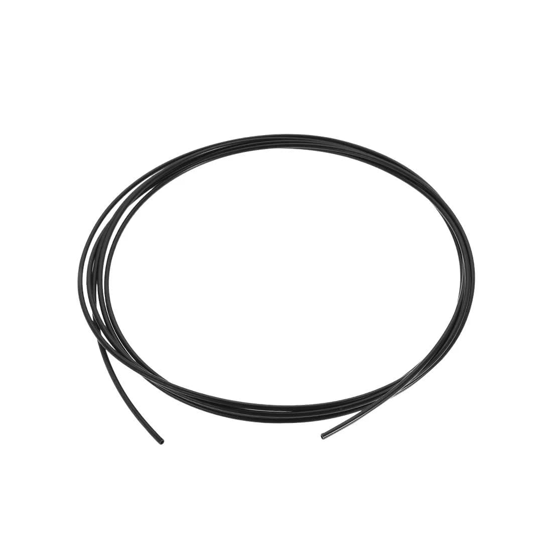 uxcell Nylon Line Hose Tube 2mm ID x 3mm OD 3 Meter PA6 Black | Flexible Pneumatic Air Brake Tubing — 2x3mm