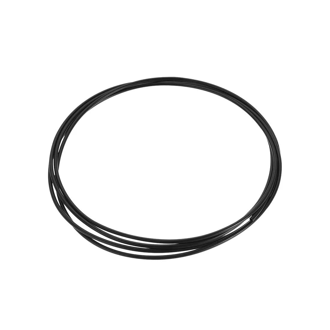 uxcell Nylon Line Hose Tube 2.5mm ID x 4mm OD 3 Meter Black | Pneumatic Air Brake Tubing for Fluid Transfer