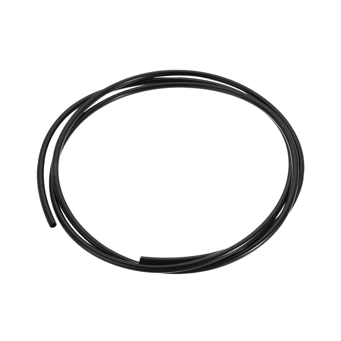 uxcell Nylon Line Hose Tube 2mm ID x 3mm OD 3 Meter PA6 Black | Flexible Pneumatic Air Brake Tubing — 8x10mm