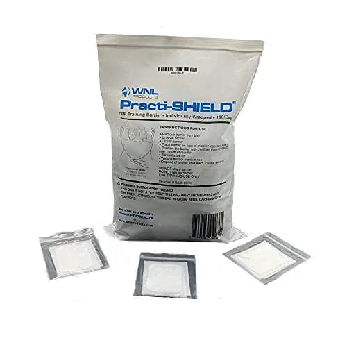 WNL Products WL3100IW CPR Manikin Shields, 100 Individually Wrapped thumbnail 5