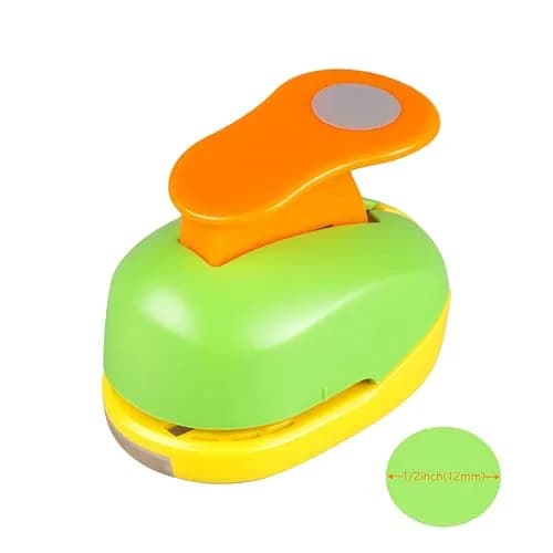 Wsyhomie 1/2 inch (12mm) Circle Craft Punch | For Paper Crafts & Scrapbooking thumbnail 2