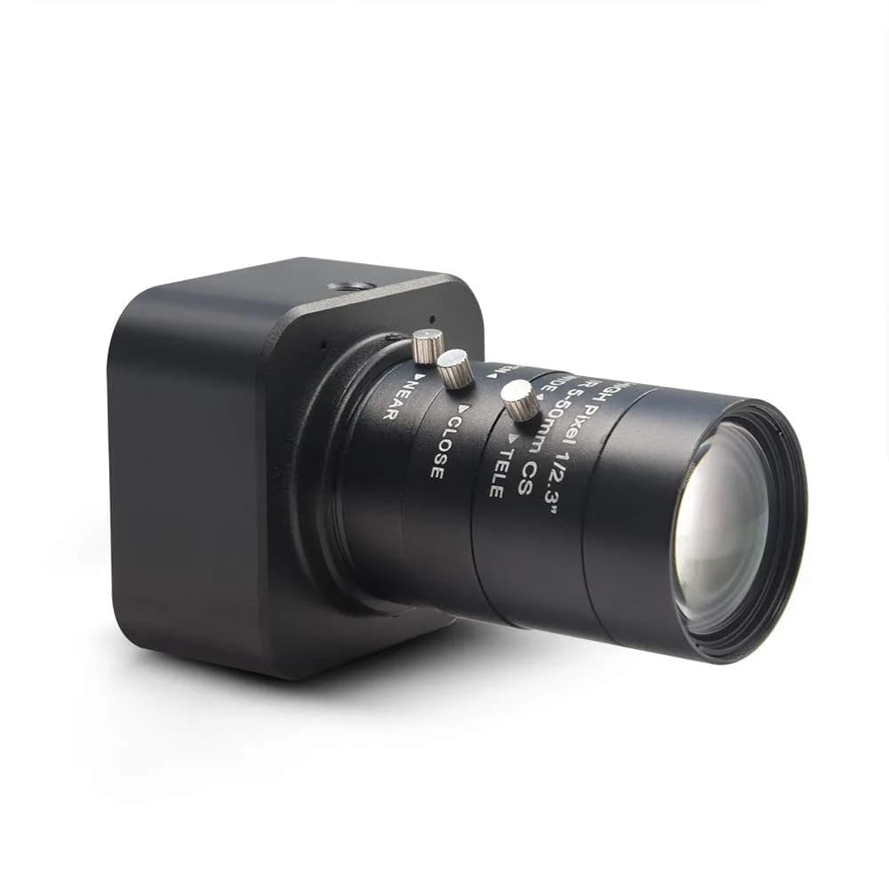 MOKOSE HD Webcam 3840x2160 | 5-50mm Telephoto Zoom, Manual Focus, USB 3.0, Windows/macOS/Linux/Android - main product image