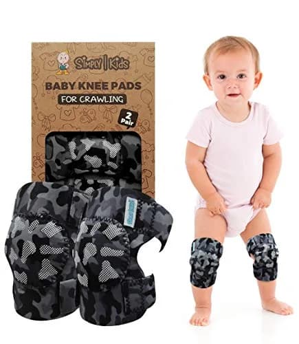 Simply Kids Baby Knee Pads for Crawling (2 Pairs) | CPSIA Certified Toddler Protector thumbnail 1