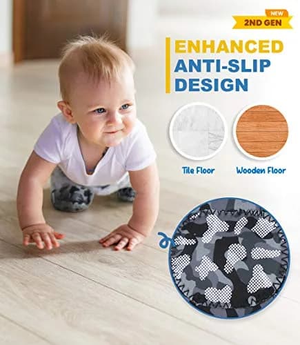 Simply Kids Baby Knee Pads for Crawling (2 Pairs) | CPSIA Certified Toddler Protector thumbnail 2