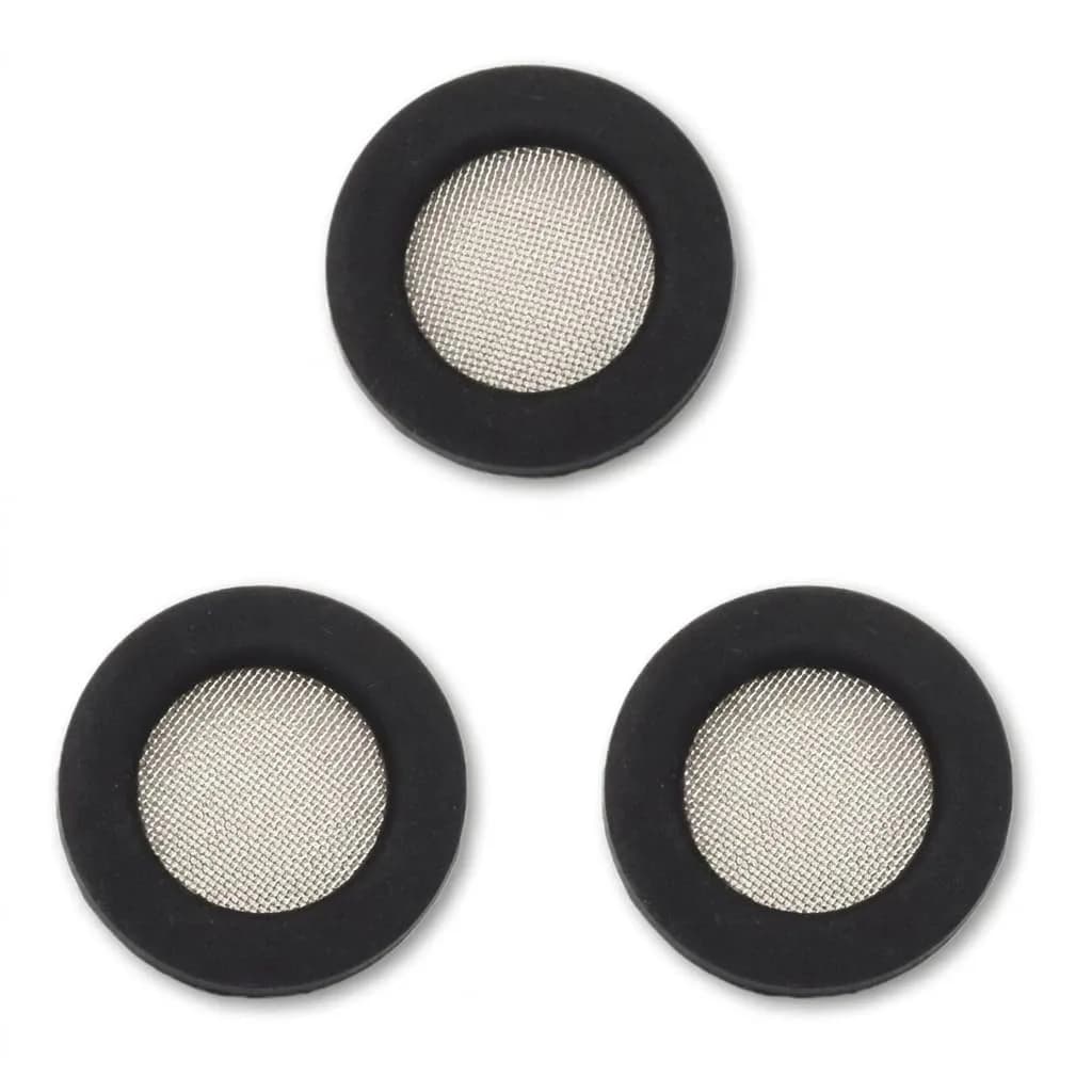 Olivia tree Shower Head Gasket Silicone Washer 3 Pcs (Black) | Prevents Leaks & Restricts Flow