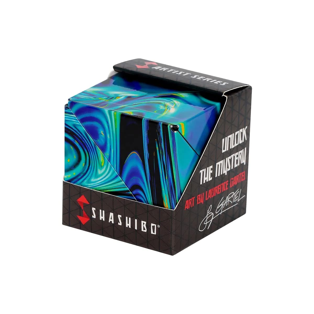 Shashibo DODECA Magnetic Puzzle Cube Mystic Ocean 5.8cm (2.3in) | STEM Educational Fidget Toy