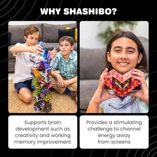 Shashibo DODECA Magnetic Puzzle Cube Elements 6.4cm (2.5in) | STEM Educational Toy for Kids & Adults thumbnail 4