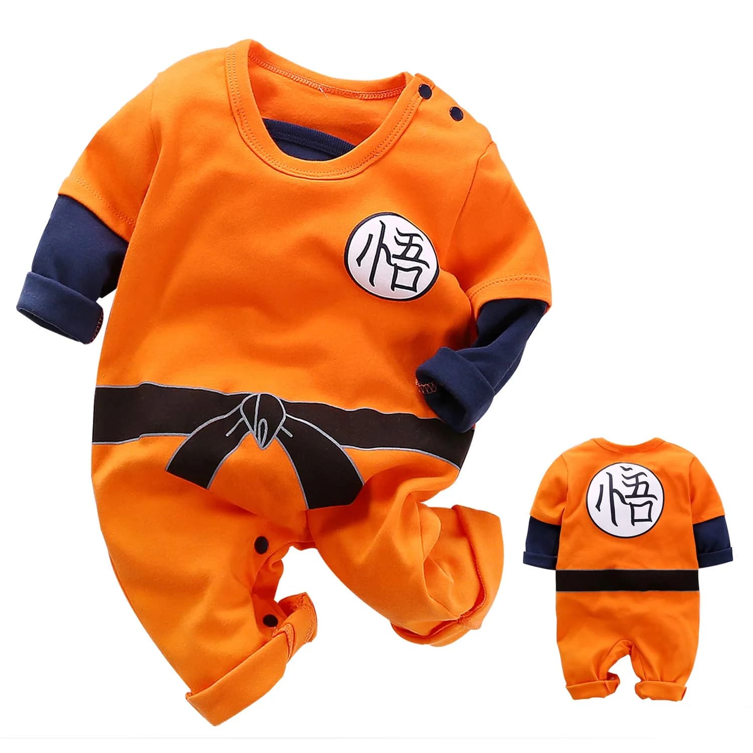 RELABTABY Baby Boys Girls Long Sleeve Romper Jumpsuit Outfits for Newborns & Toddlers | 100% Cotton - main product image