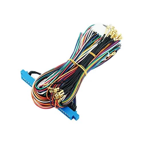 DEVMO 28 Pins Jamma Harness Cabinet Wire Wiring Loom for Arcade Game PCB Video Board Machine Video Consoles Jamma Pandora Box 4 5 6 | 5 Foot Length, 22AWG for Arcade Cabinets thumbnail 2