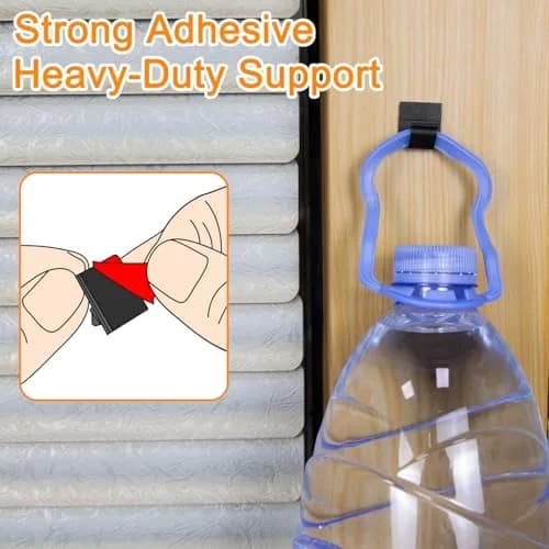 SOULWIT Black 50 Pcs Self Adhesive Cable Management Clips | Organize TV PC Laptop Ethernet Cables thumbnail 4
