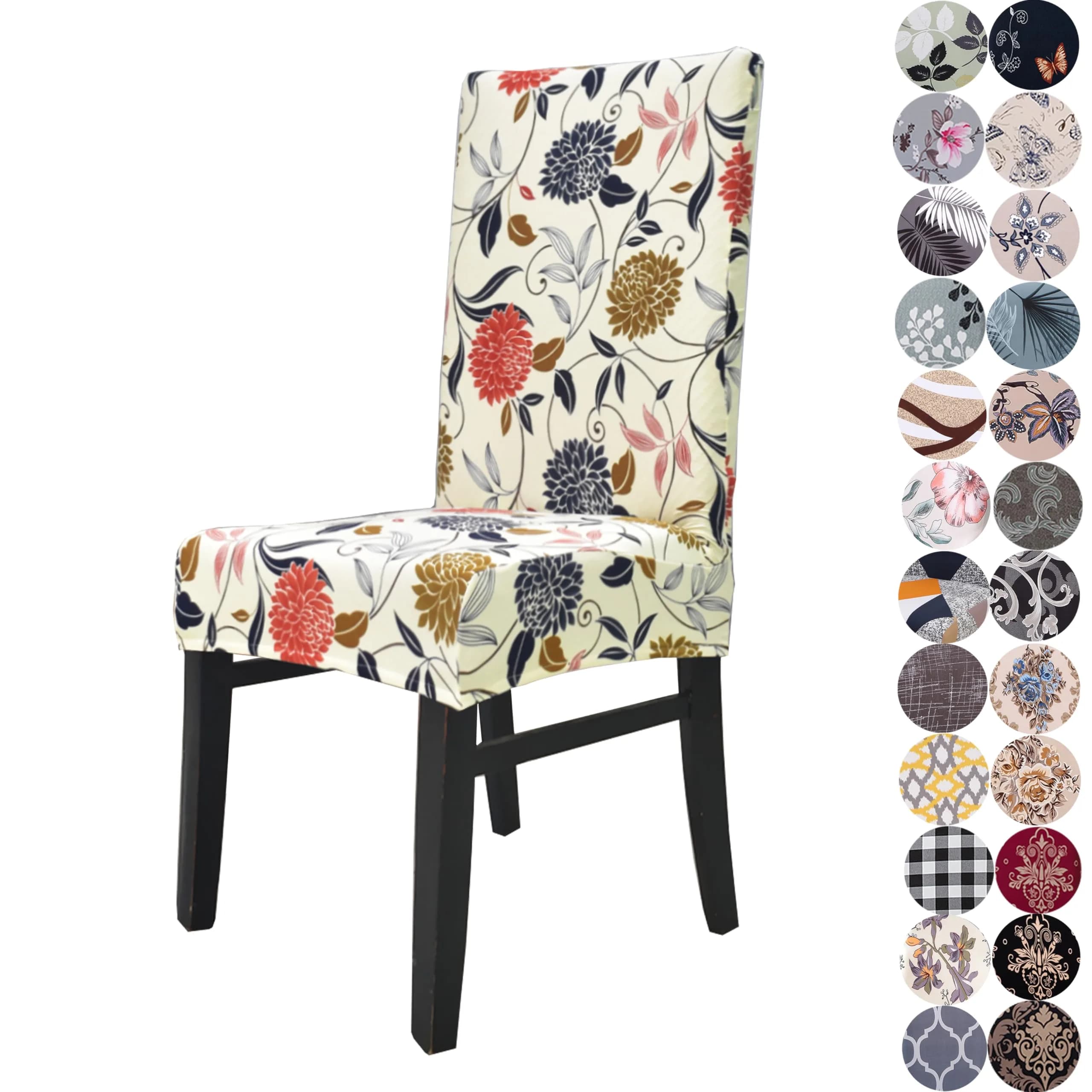 Lalluxy Stretchy Washable Parson Dining Chair Covers Set of 4 | Wrinkle-Resistant, Easy Care, Perfect Fit - main product image