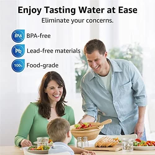 Overbest Pitcher Water Filter Replacement for Brita® Filters, 6 Pack | NSF Certified for Chlorine Reduction thumbnail 9