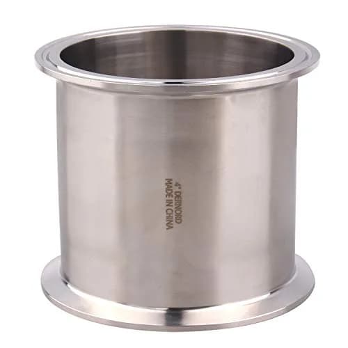 DERNORD Sanitary Spool Tube with 4 Inch Tri Clamp Ends, Stainless Steel 304 Seamless Tubing 102mm (4 Inch) | Industrial Fluid & Gas Transport thumbnail 1