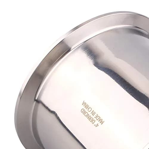 DERNORD Sanitary Spool Tube with 4 Inch Tri Clamp Ends, Stainless Steel 304 Seamless Tubing 102mm (4 Inch) | Industrial Fluid & Gas Transport thumbnail 5