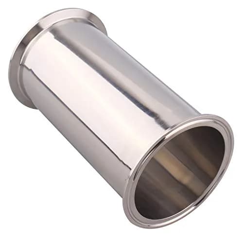 DERNORD Sanitary Spool Tube with Clamp Ends, Stainless Steel 304, 8 Inch | Seamless Round Tubing for Sanitary Use thumbnail 3