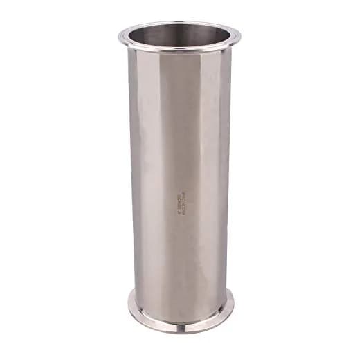 DERNORD Sanitary Spool Tube 12 Inch Stainless Steel Seamless with Clamp Ends | 4" Tri Clamp Flange thumbnail 1