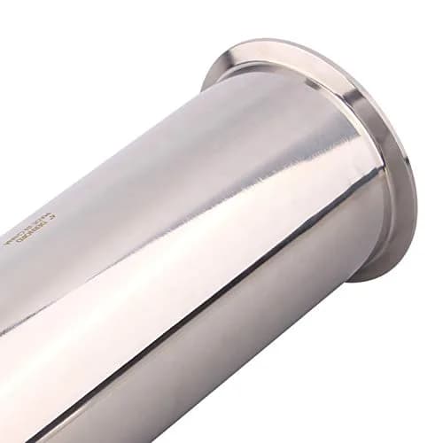 DERNORD Sanitary Spool Tube 12 Inch Stainless Steel Seamless with Clamp Ends | 4" Tri Clamp Flange thumbnail 5