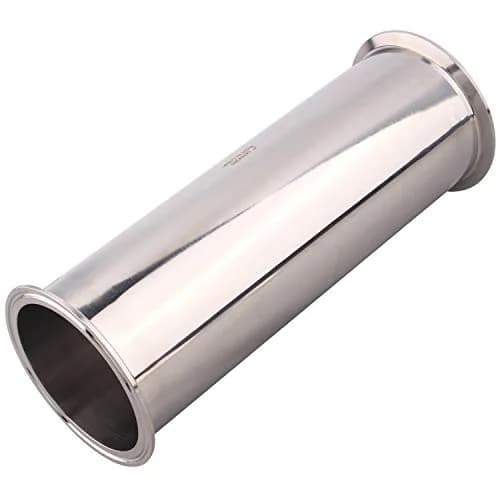 DERNORD Sanitary Spool Tube 12 Inch Stainless Steel Seamless with Clamp Ends | 4" Tri Clamp Flange thumbnail 3