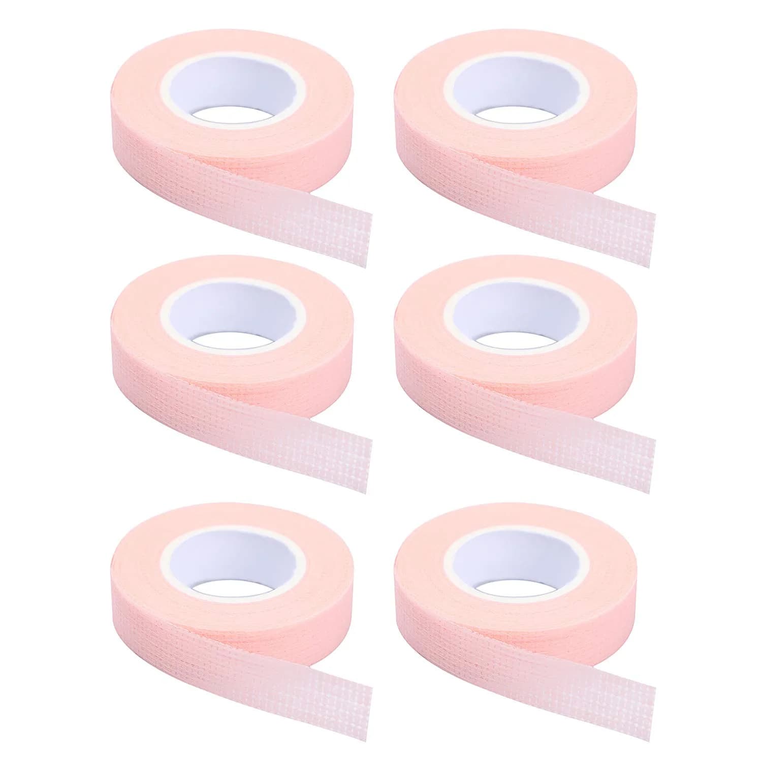 JASSINS Pink Adhesive Tape 9m | Breathable & Skin-Friendly Eyelash Extension Tape - main product image