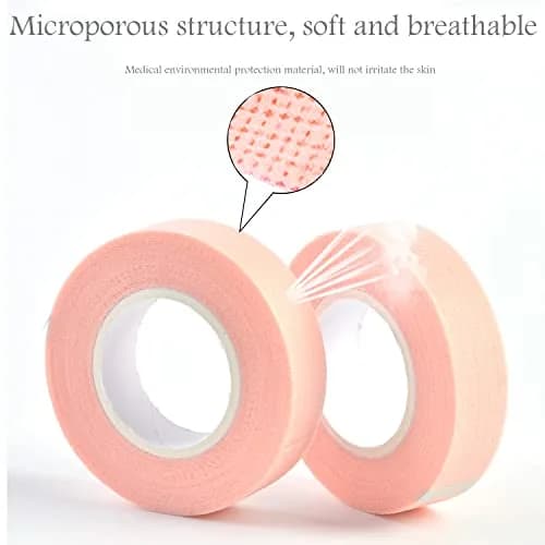 JASSINS Pink Adhesive Tape 9m | Breathable & Skin-Friendly Eyelash Extension Tape thumbnail 2