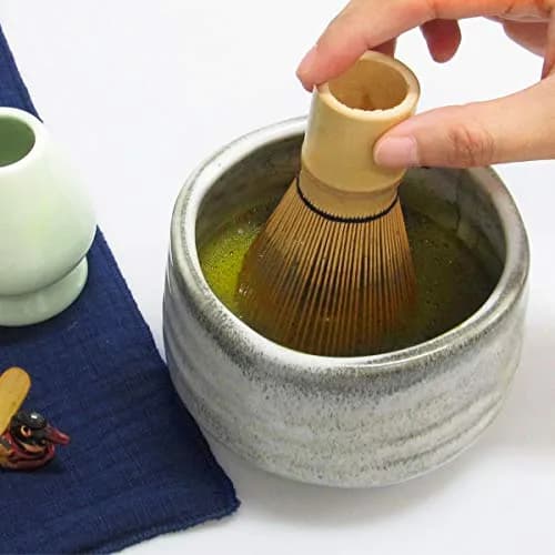 Artcome Matcha Tea Set, 7 Pcs | Traditional Japanese Ceremony Kit with Bamboo & Ceramic Tools thumbnail 4
