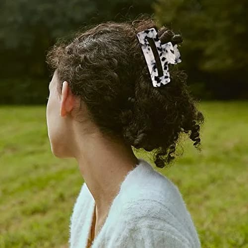 Magicsky Hair Claw Clips for Women Thick & Thin Hair | Elegant Tortoise Shell, 4 Pack thumbnail 3