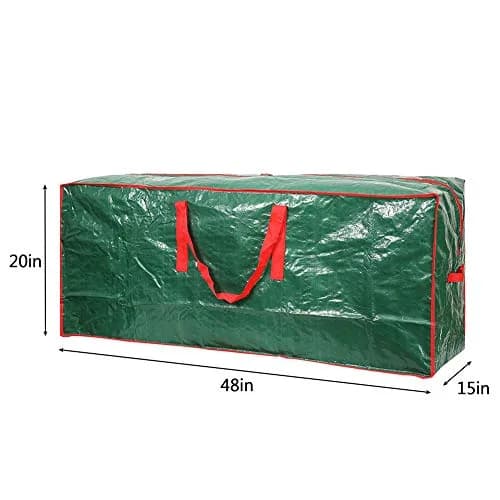 Sattiyrch Green 2 Pack Christmas Tree Storage Bag | Fits Up to 7.5ft Disassembled Trees thumbnail 2