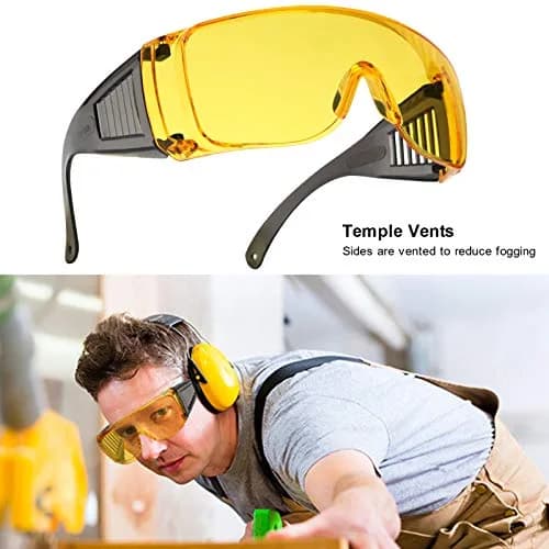 LaneTop Shooting Glasses Over Prescription Glasses | Anti Fog Eye Protection (OTG) thumbnail 5