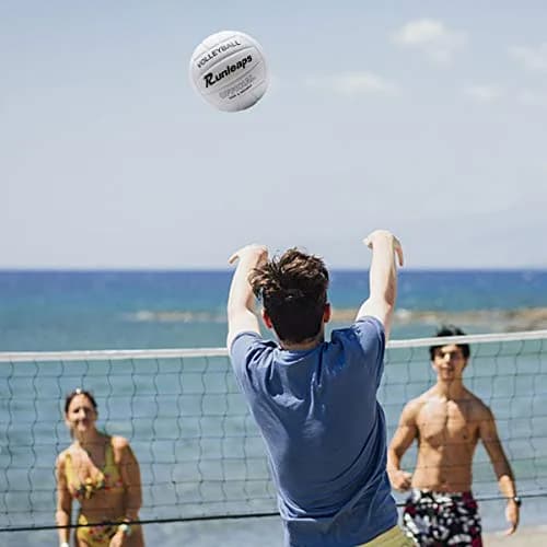 Runleaps Official Size 5 Volleyball 281 g (9.5 oz) | Indoor Outdoor Waterproof PU Leather thumbnail 5