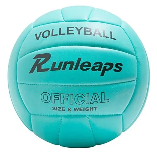 Runleaps Official Size 5 Volleyball 260g (9.5oz) | Waterproof Indoor Outdoor Blue thumbnail 1