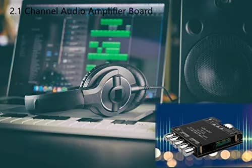 ARRAROWN ZK-TB21 Bluetooth 5.0 Audio Amplifier Board 50W x 2 + 100W Subwoofer | 2.1 Channel Stereo Output with Treble & Bass Control thumbnail 4