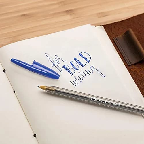 BIC Cristal Xtra Bold Ballpoint Pens 1.6mm | Smooth Ink, Assorted Colors, Pack of 48 thumbnail 4
