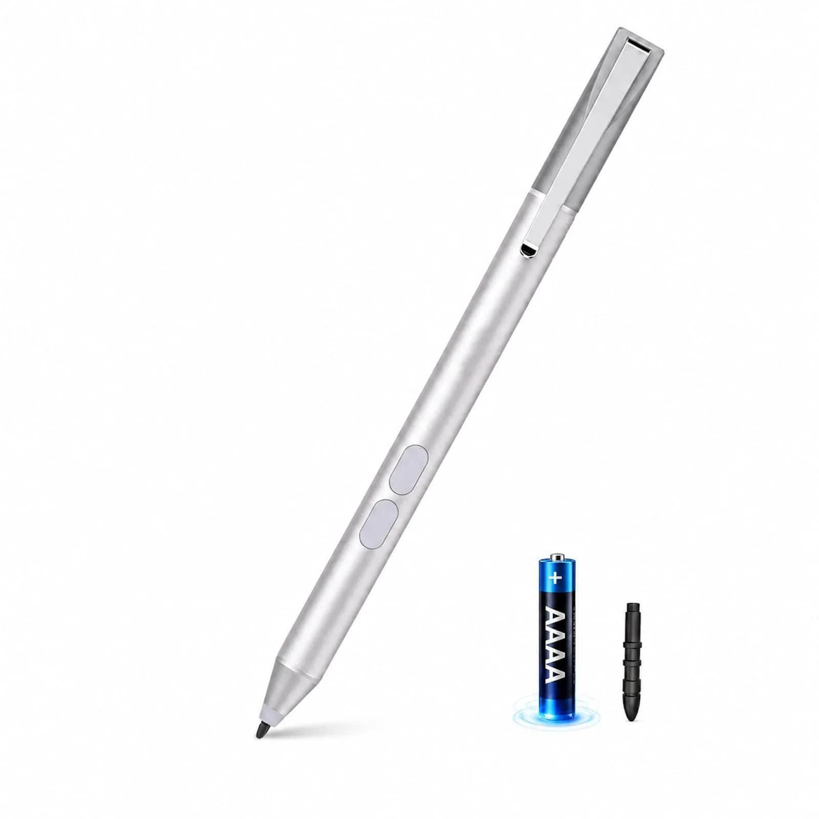 ANYQOO Active Stylus Pen for HP Laptops, 1024 Pressure Levels, 300-Day Battery, Sapphire — Platinum