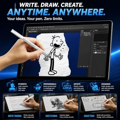 ANYQOO Active Stylus Pen for HP Laptops | 1024 Pressure Levels, 300-Day Battery, MPP 1.51 thumbnail 8