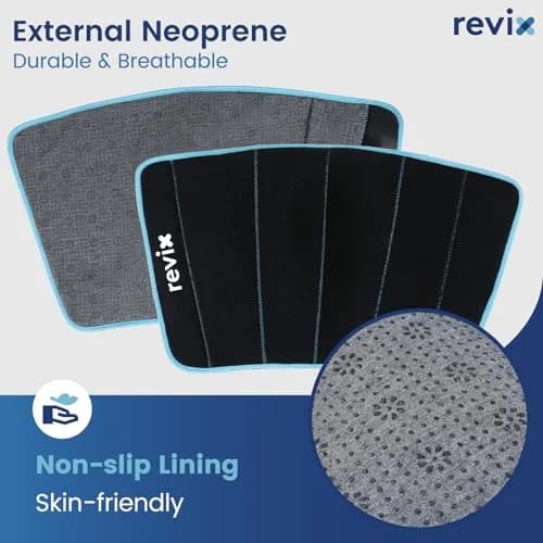 REVIX Calf and Shin Ice Pack Wraps 2 Pack | Reusable Leg Cold Packs for Shin Relief thumbnail 3