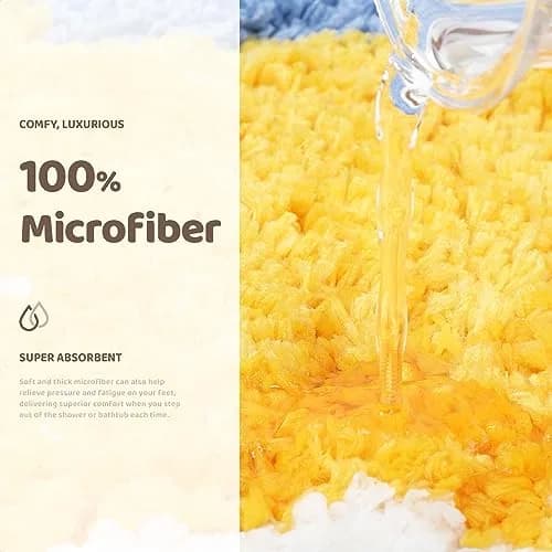Molesun Shiba Inu Bath Mat 18x30 | Soft Microfiber Absorbent Rug for Bathroom & Kitchen thumbnail 4