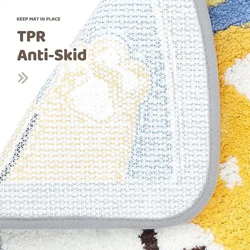 Molesun Shiba Inu Bath Mat 18x30 | Soft Microfiber Absorbent Rug for Bathroom & Kitchen thumbnail 6