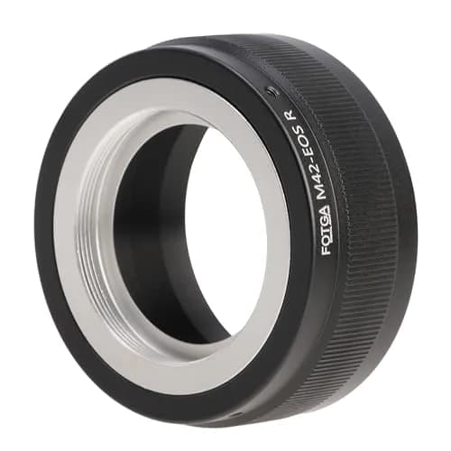 FocusFoto M42 Screw Lens to Canon EOS R Mount Adapter Ring | Full Metal, Manual Focus thumbnail 5