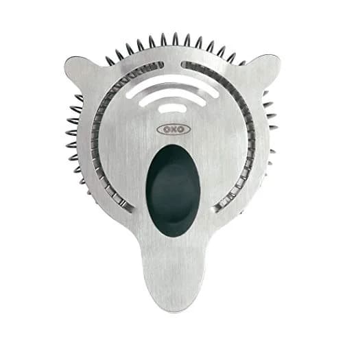 OXO SteeL Cocktail Shaker 24 oz & SteeL Cocktail Strainer | Leak-Proof Stainless Steel Barware thumbnail 4